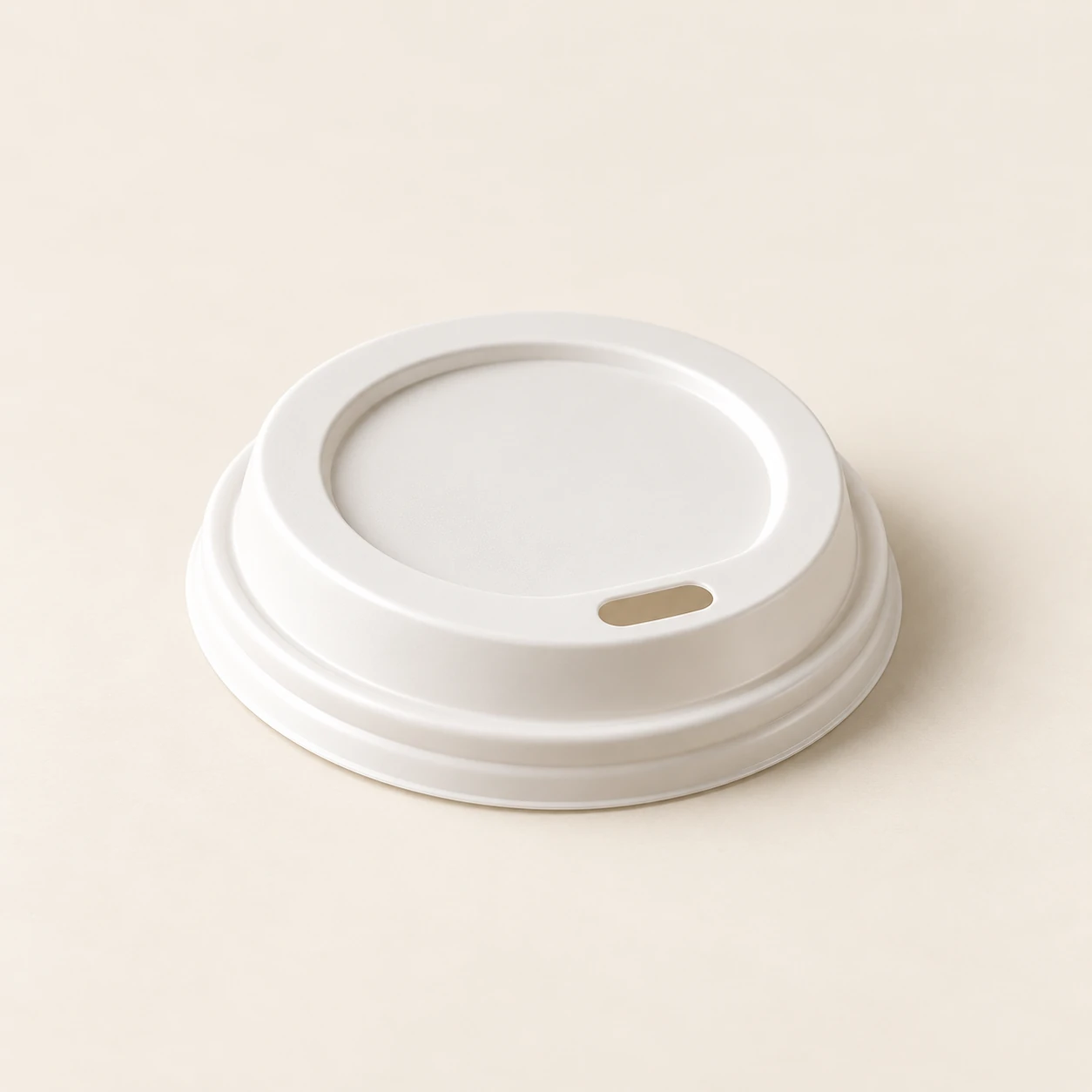 White Hot Drink Lid for 8 oz Cups