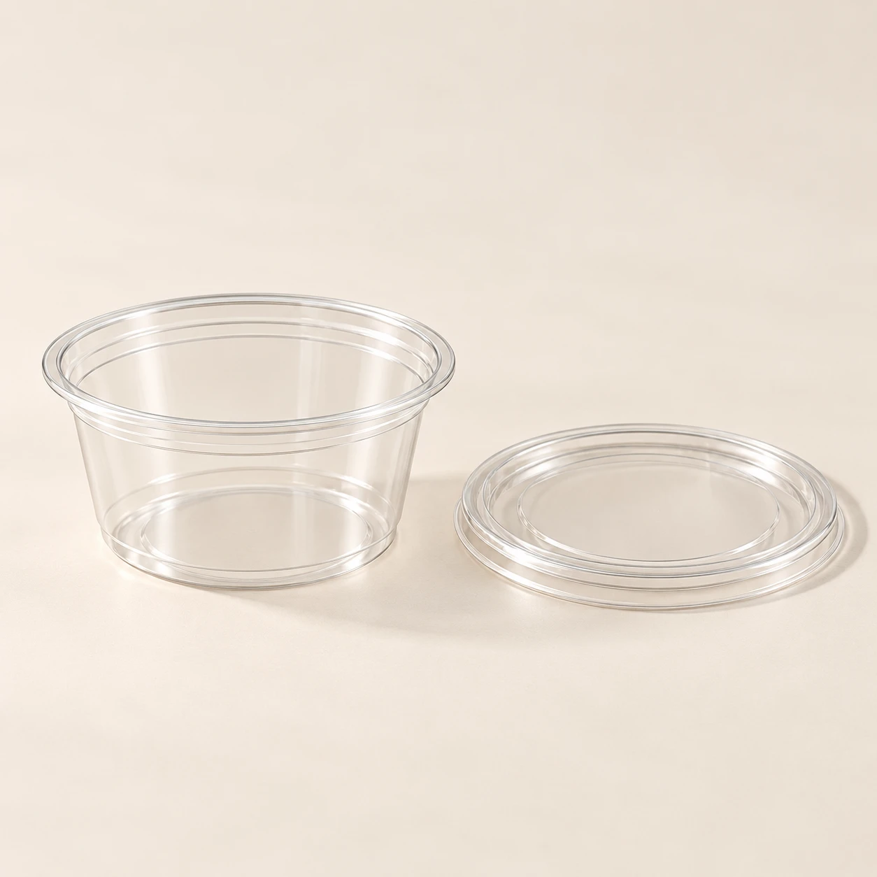 4 oz Clear Portion Pot and Lid Set